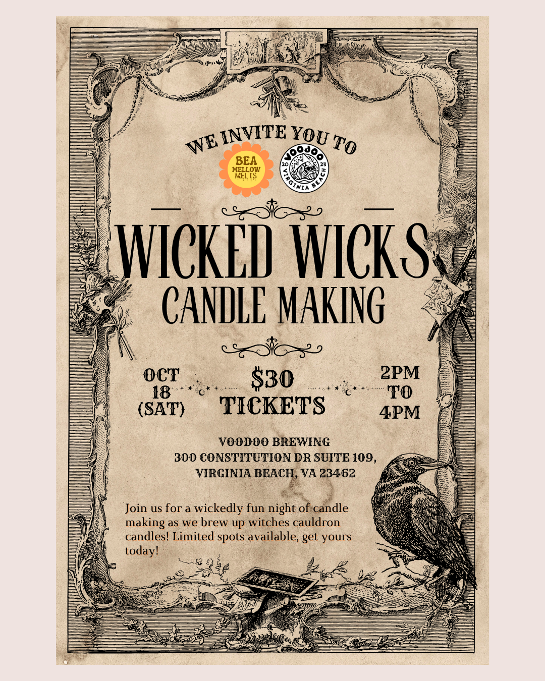 (10/18/25) Wicked Wicks Candle Making