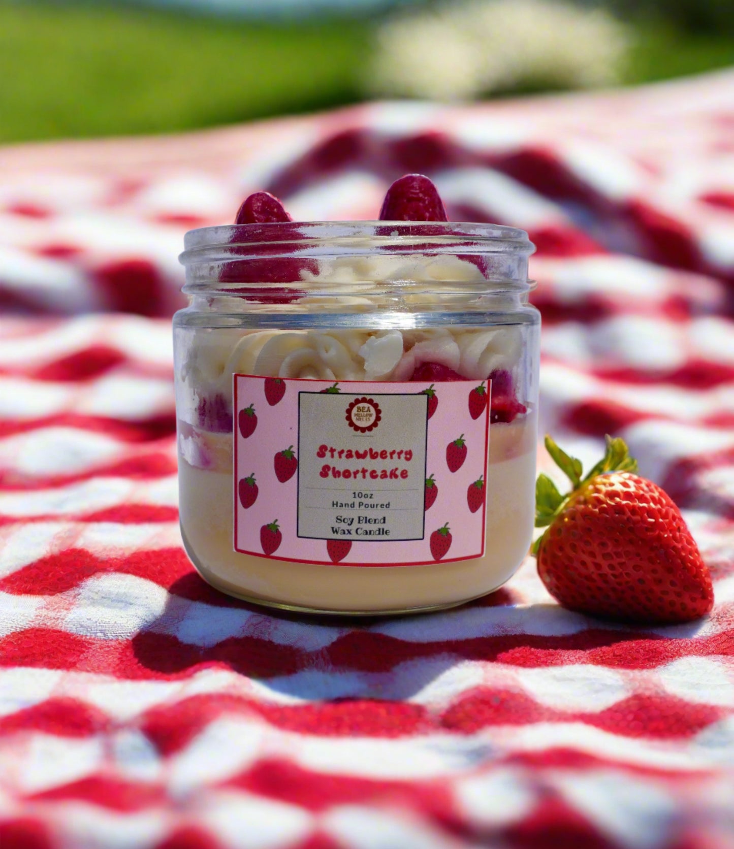 Strawberry Shortcake Soy Blend Candles