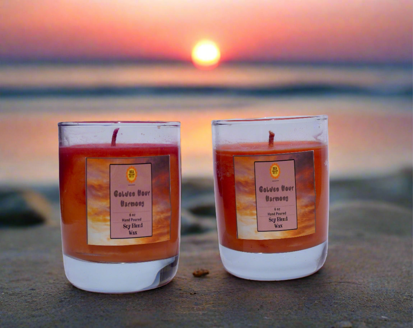 Golden Hour Harmony Soy Blend Candles