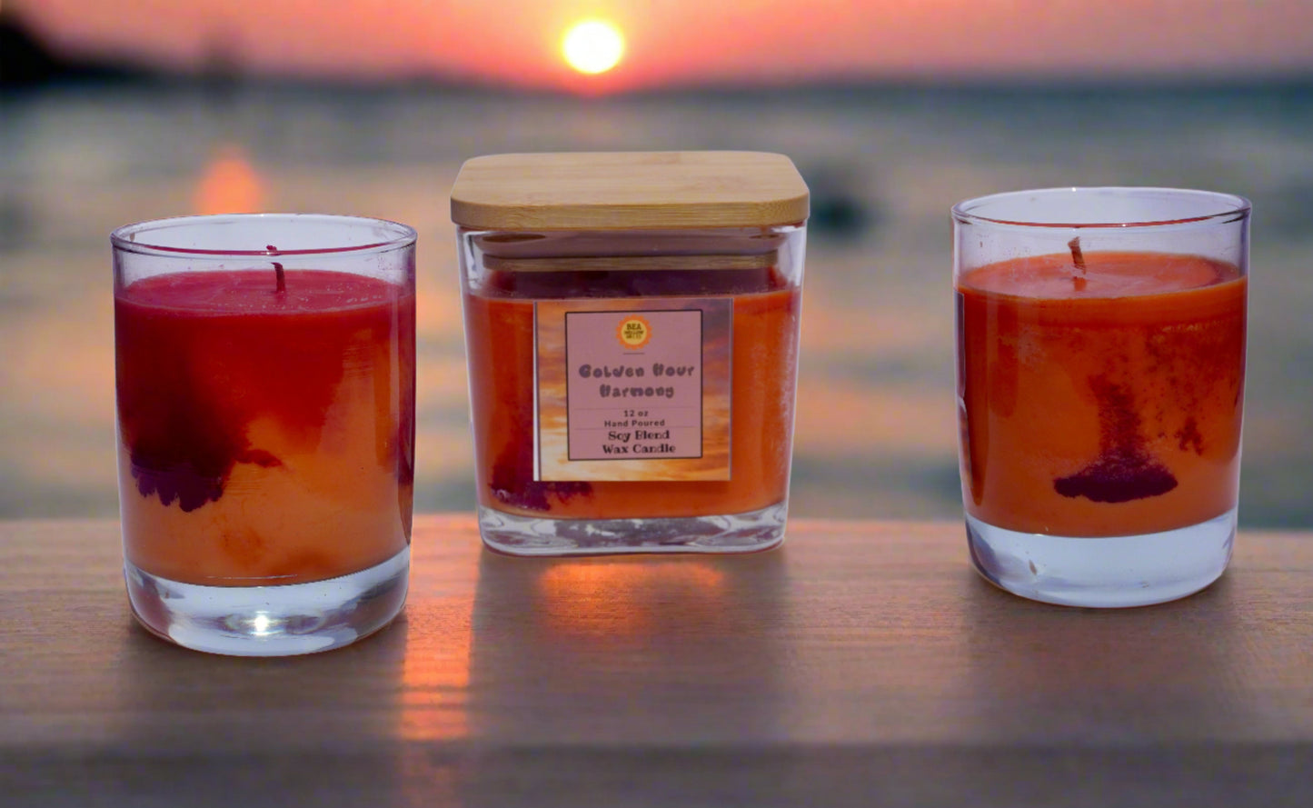 Golden Hour Harmony Soy Blend Candles