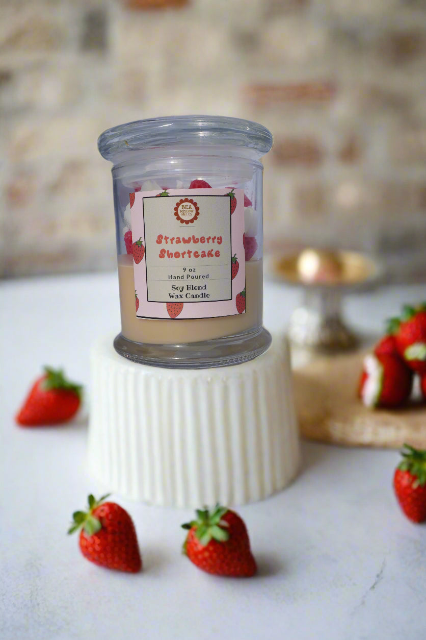 Strawberry Shortcake Soy Blend Candles