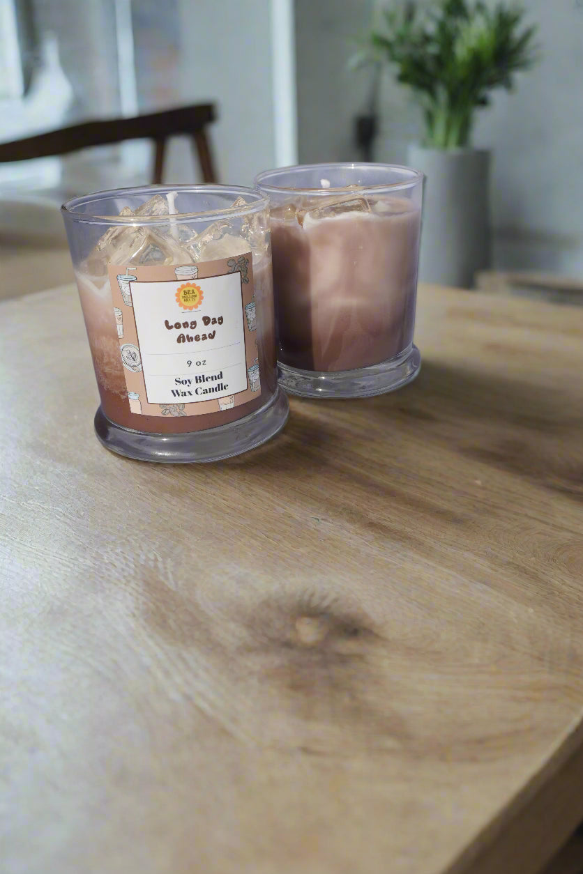 Long Day Ahead Soy Blend and Gel wax Candle