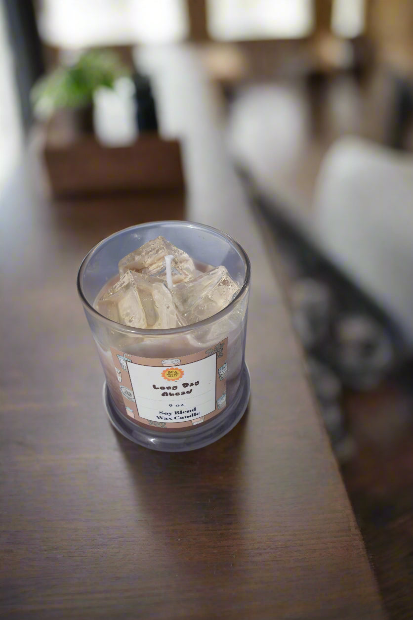 Long Day Ahead Soy Blend and Gel wax Candle