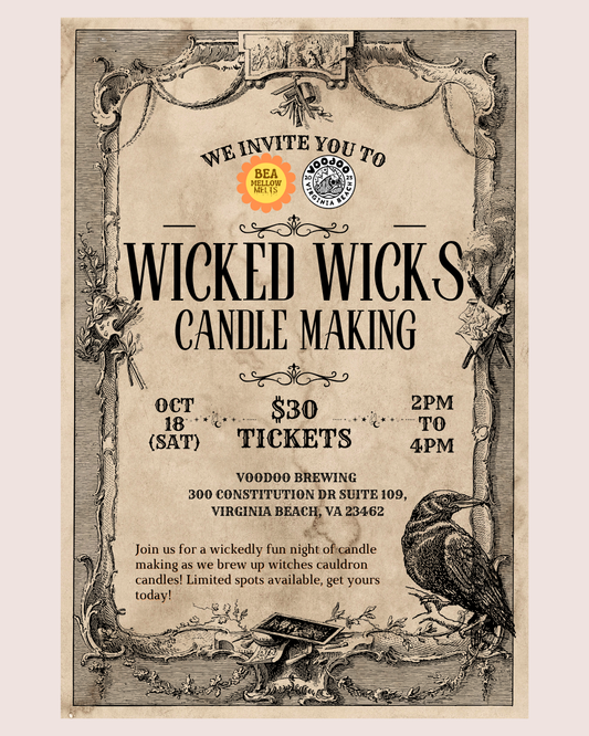 (10/18/25) Wicked Wicks Candle Making